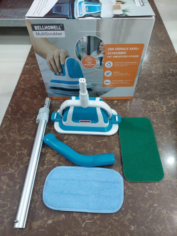 2 in 1 mop system as hand scrubber & floor mop | effortless wiping, scrubbing and polishing - Image 2