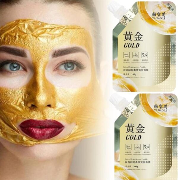 retinol snake venom peptide gold mask moisturizing anti-aging anti-wrinkle brightening oil control mask skin care