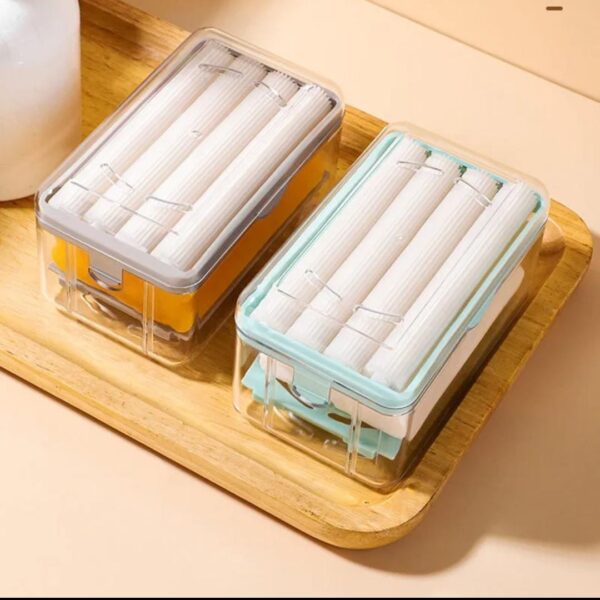 2-in-1 foaming soap container with soft rubber roller and soap holder (random color) - Image 6