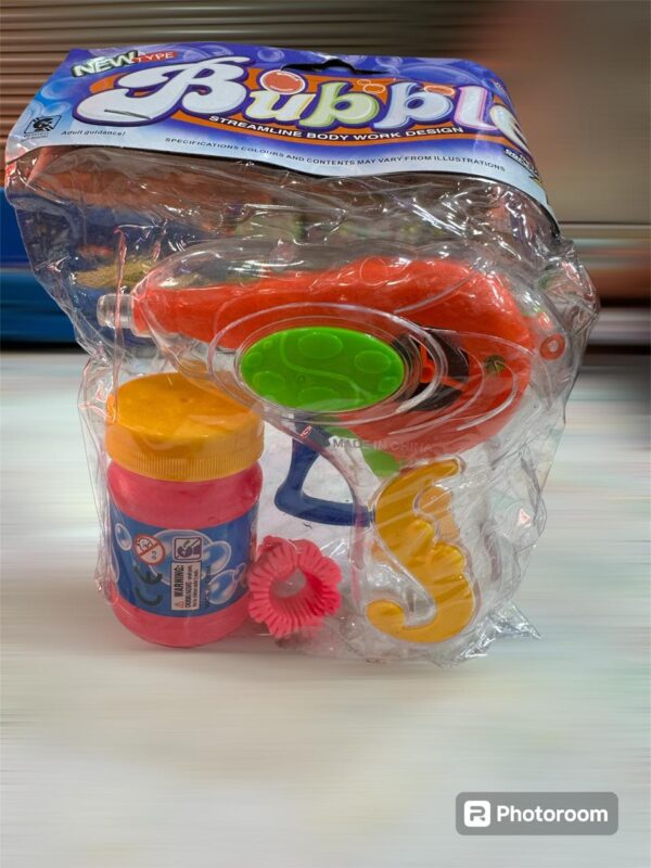 bubble gun with bubble liquid for kids - Image 3