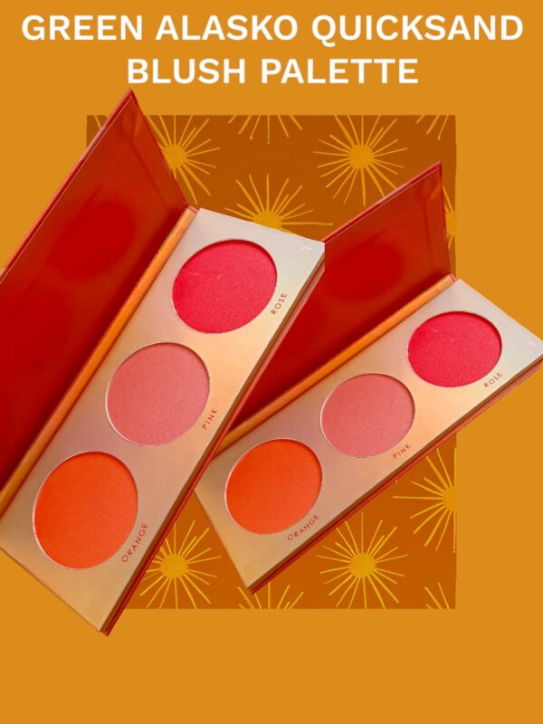 green alasko quicksand rouge blush palette - (imported) - Image 8