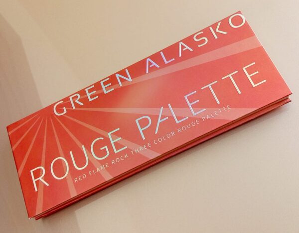 green alasko quicksand rouge blush palette - (imported)