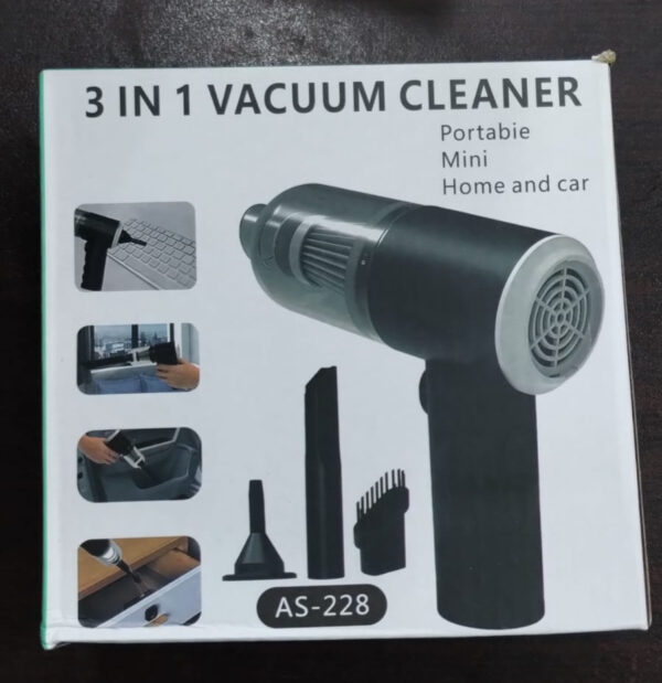 3 in 1 portable vacuum cleaner wireless hand-held cleaning for car home (pc as-228) - Image 2