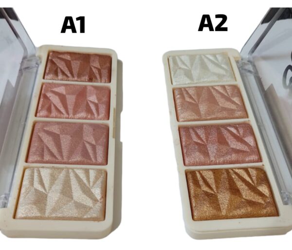 hudabomei strabing  highlighter palett & pallet illuminatrice ( imported ) - Image 2