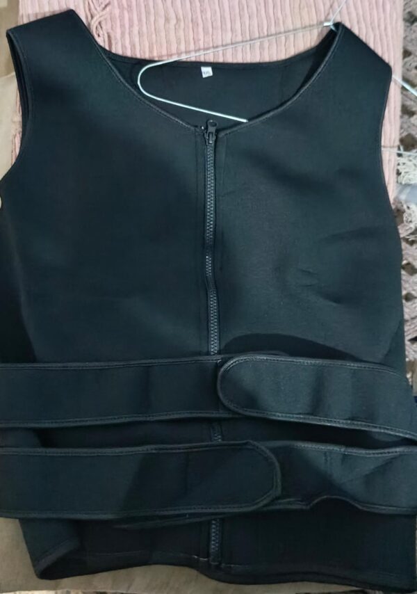 seamless men body shaper vest waist trainer double belt sweat corset top fitness burn abdomen slimming shapewear correct posture - Image 4