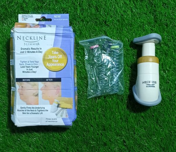 (nw000282) neckline slimmer & toning massager system, double chin remover facial neck line exerciser chin massager - Image 3