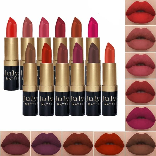 (6 pcs ) julystar matte lipstick set