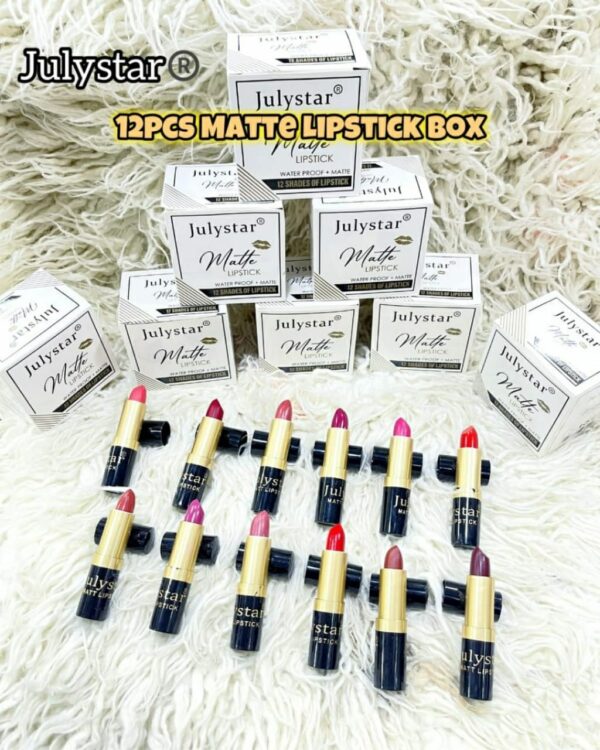 (6 pcs ) julystar matte lipstick set - Image 4