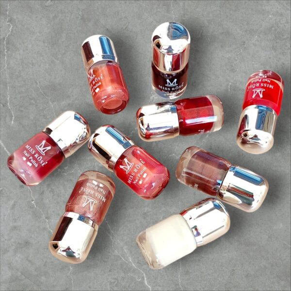 miss rose nail polish (pack of 9)
