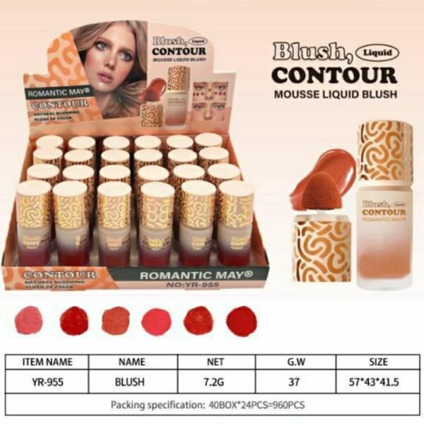 romantic may liquid blush & contour - Image 2