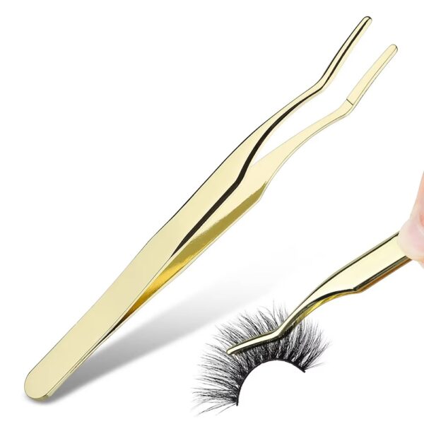 false eyelash tweezers lash applicator | eye lash applicator for girl & women (random color) - Image 6