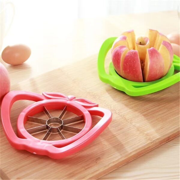 apple corer | fruit peeler / slicer | fruit vegetable divider cutter (random color)