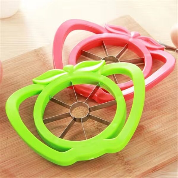 apple corer | fruit peeler / slicer | fruit vegetable divider cutter (random color) - Image 2