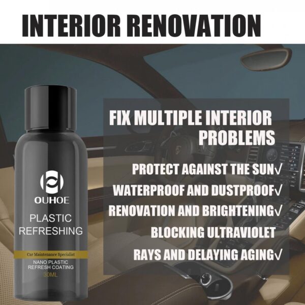 plastic revitalizing coating agent (50ml) - Image 4