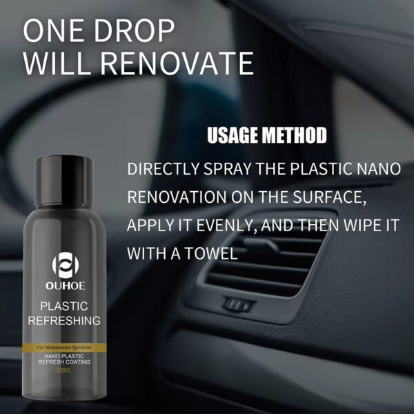 plastic revitalizing coating agent (50ml) - Image 5