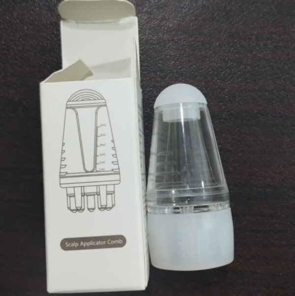 hair comb scalp liquid applicator portable mini massage hair comb oil applicator comb 6ml - Image 2