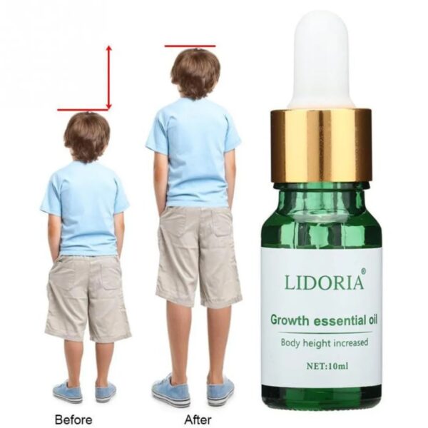 lidoria growth essential oil height enhancer | growth essential oil by lidoria - 10ml