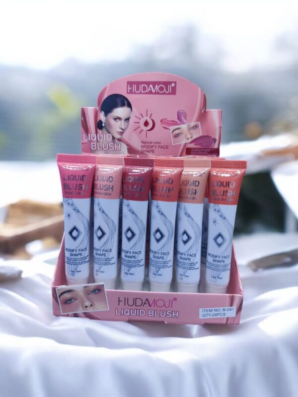 (pack of 6) hudamoji liquid blush natural color