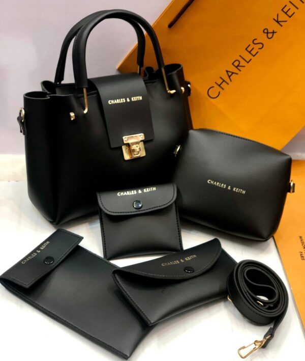 5 pcs shoulder bag set for girls charles & keith handbag