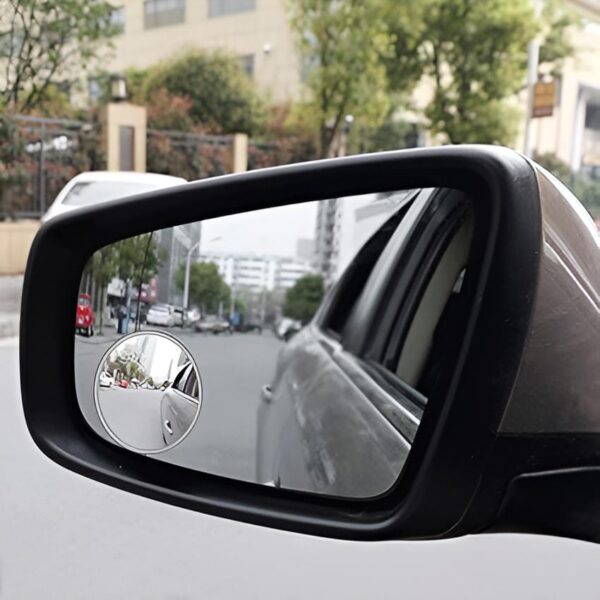 pack of 2 pcs round view mirror blind spot wide- angel lens - 2 pcs - Image 6