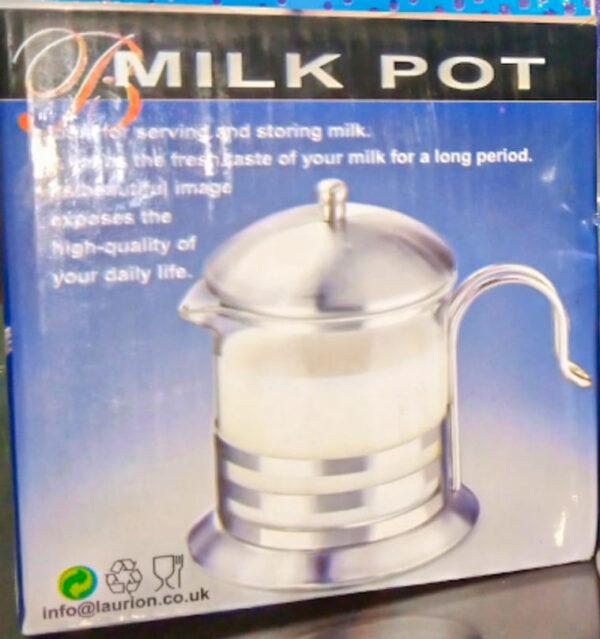 200ml milk pot, tea coffee  (random design) - Image 3