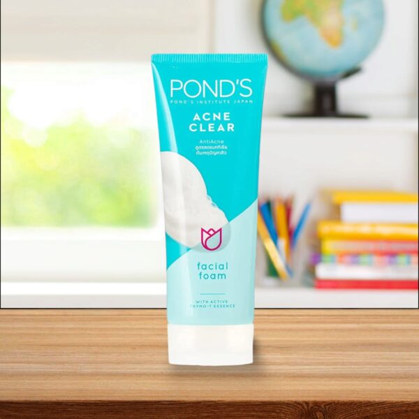 pond's acne clear  facial foam 100g - Image 4