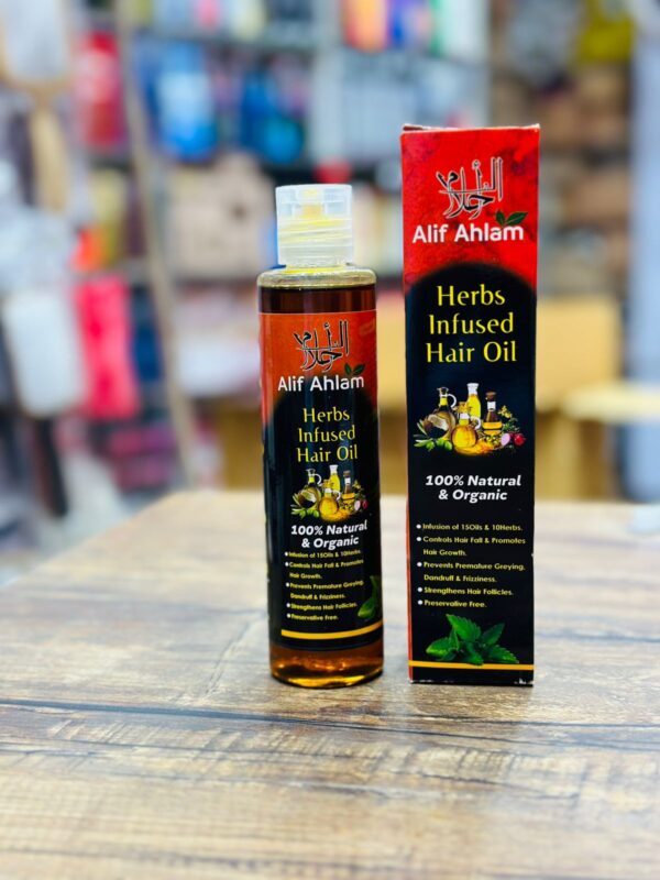 alif ahlam herbs infused hair oil 200 ml