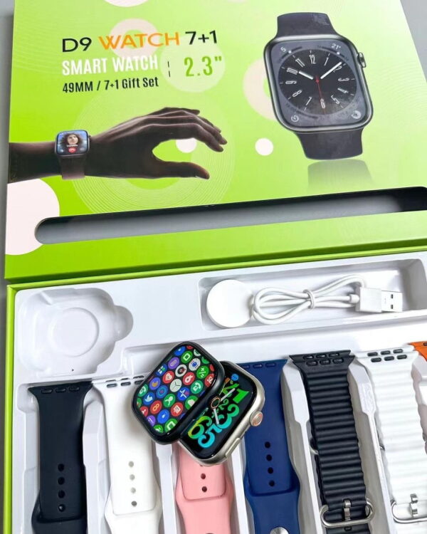 d9 ultra smart watch series 9 - 2.09" - sport, fitness, bluetooth call smartwatch for men women (random color) - Image 5