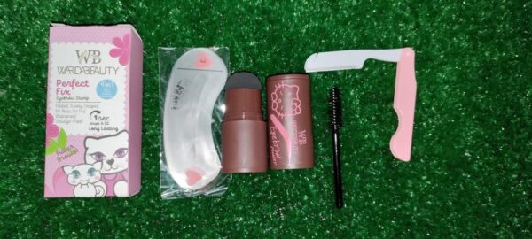 3 in 1 eye brow deal eyebrow stamp, eye brow pencil, eyebrow razor tinkle - Image 5