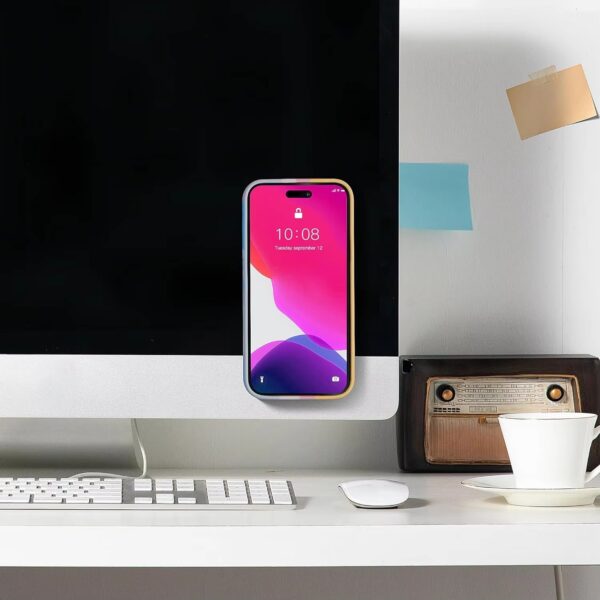 mobile bubble grip | silicone suction both side bubble grip cup phone strong grip holder, hands-free use mobile phone holder (random color) - Image 10