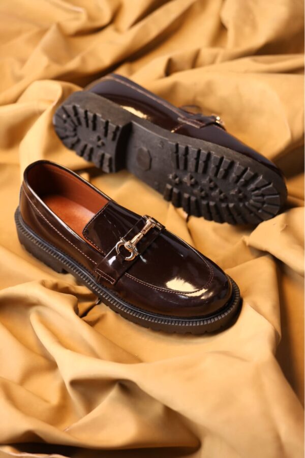 men premium formal shoes buckle design - Image 15