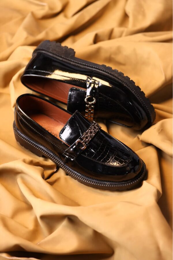 men premium formal shoes buckle design - Image 14