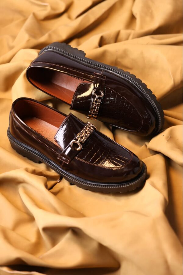 men premium formal shoes buckle design - Image 16
