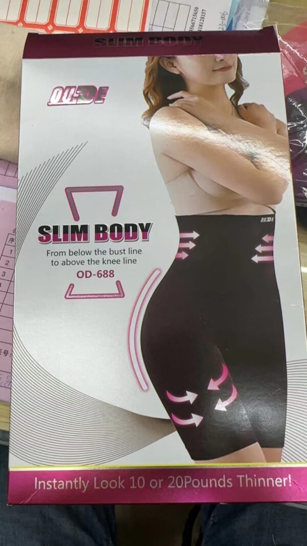 slim body panty / women’s high waist heavy-shapewear | tummy control tucker | women’s half body shaper, waist shape wear - Image 3