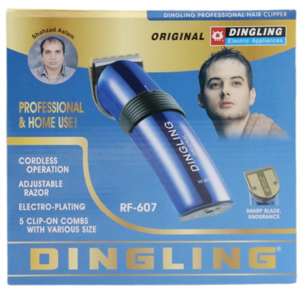 dengleng rf-609b original rechargeable hair and beard shaving machine for men and grooming