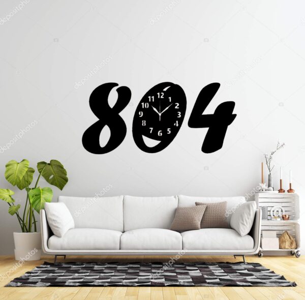 3d wall clock wooden wall clock(804)