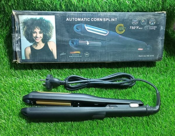 (nw00056) automatic corn curling iron roll splint small wave straightener thermo-ceramic coating with intelligent sensor   (model: hs-978) - Image 5