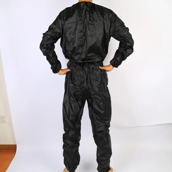 sauna sweat suit exercise gym fitness weight loss boxing martial arts yoga fitness training suit jumping rope | also uses in rain - Image 7