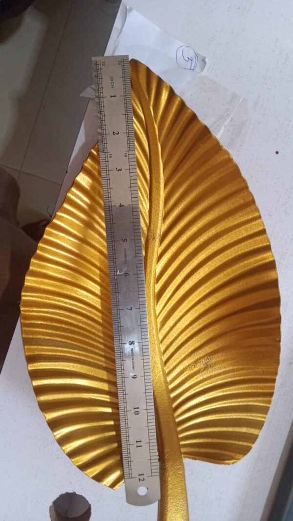 decorative wooden plate leaf tray - Image 2