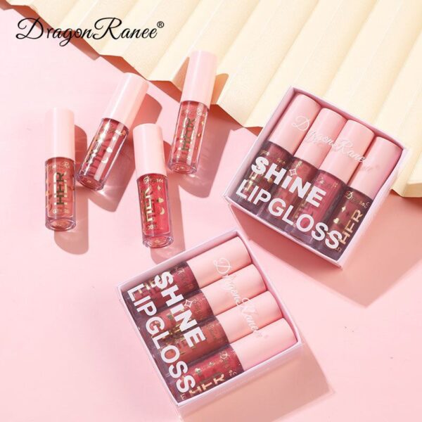 pack of 4 shiny nude lipgloss - Image 6