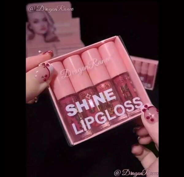 pack of 4 shiny nude lipgloss - Image 9