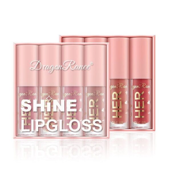 pack of 4 shiny nude lipgloss - Image 7