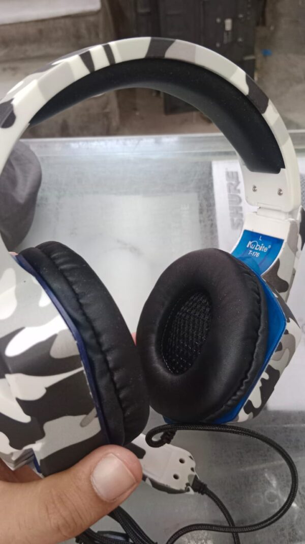 gaming headphone t176 single pin with light - Image 6