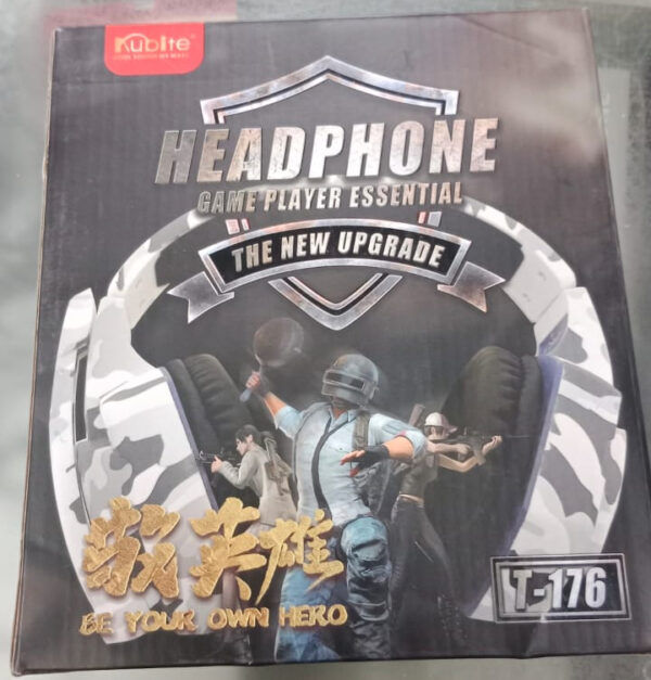 gaming headphone t176 single pin with light