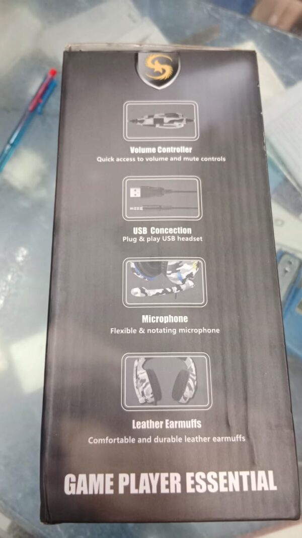 gaming headphone t176 single pin with light - Image 5