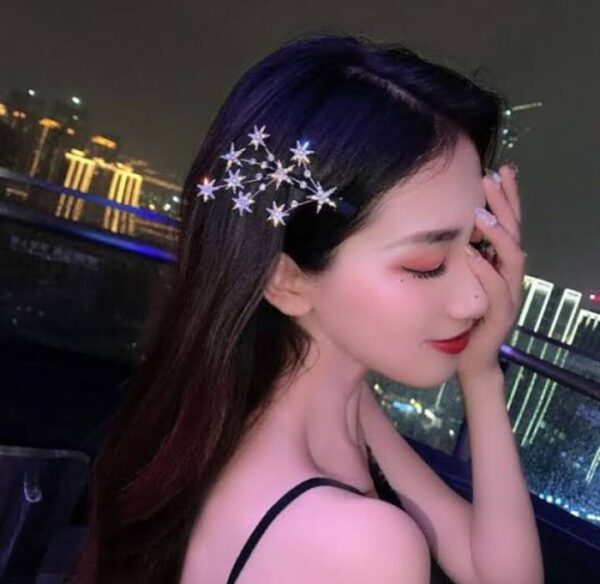 korean star hair pin for girls pack of 2 - Image 2