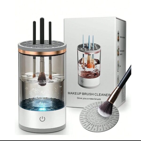 3 in 1 electric makeup brush cleaner | automatic make up brush holder cleaner machine