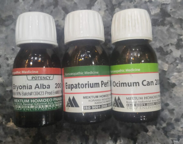 homeopathic treatment for the current chikungunya fever*