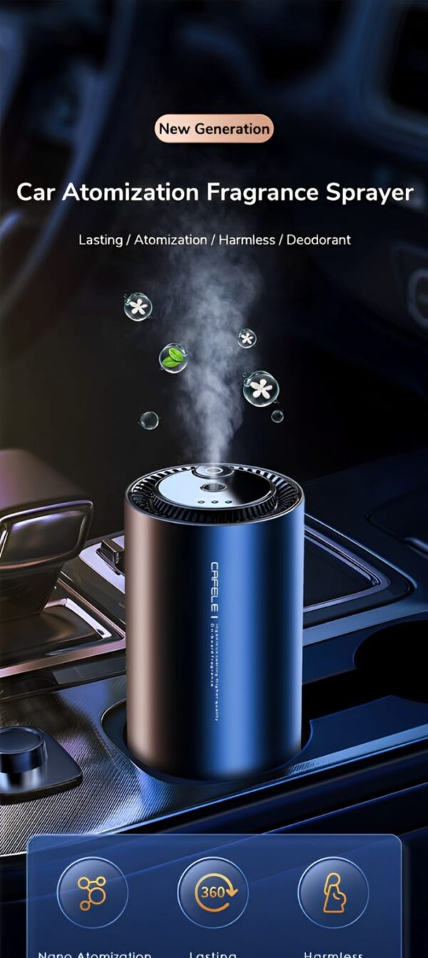 electronic air purifier auto aroma diffuser deodorization must-have car accsesories interior decorations harmless - Image 8