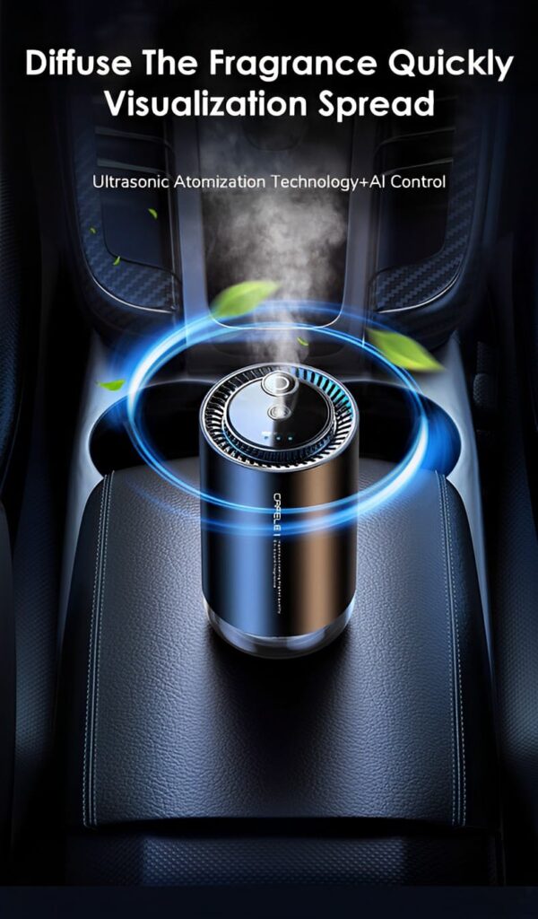 electronic air purifier auto aroma diffuser deodorization must-have car accsesories interior decorations harmless - Image 11
